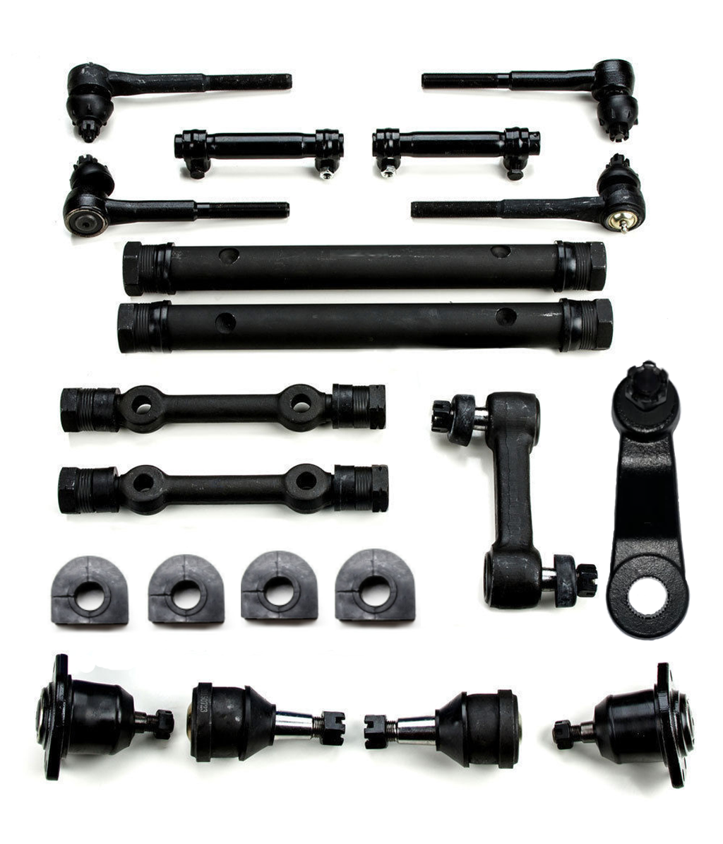 1968 1969 1970 Chevrolet 2WD C10 1/2 Ton Pickup Suburban New Front End Suspension Master Rebuild Kit with Power Steering