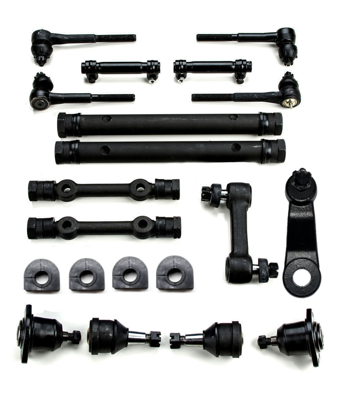 1968 1969 1970 Chevrolet 2WD C10 1/2 Ton Pickup Suburban New Front End Suspension Master Rebuild Kit with Power Steering