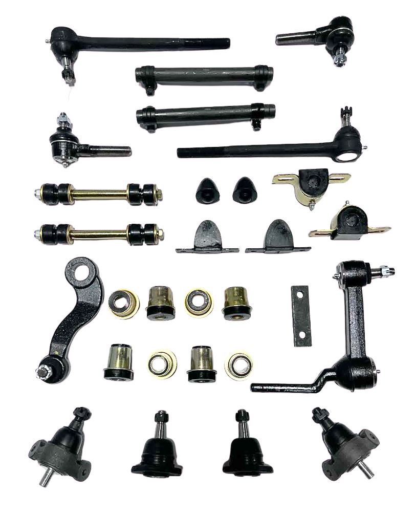 1963 1964 Chevrolet Full Size Black Polyurethane New Front End Suspension Master Rebuild Kit