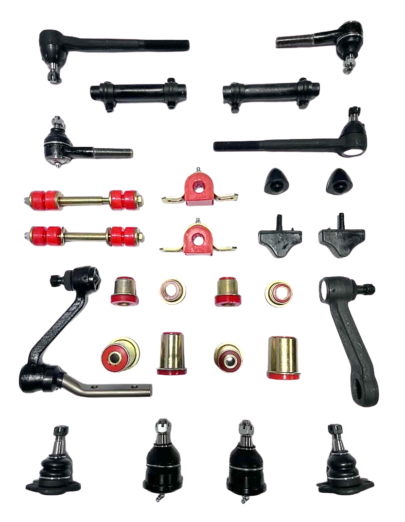1967 Pontiac Firebird Trans Am Power Steering Red Polyurethane New Front End Suspension Master Rebuild Kit