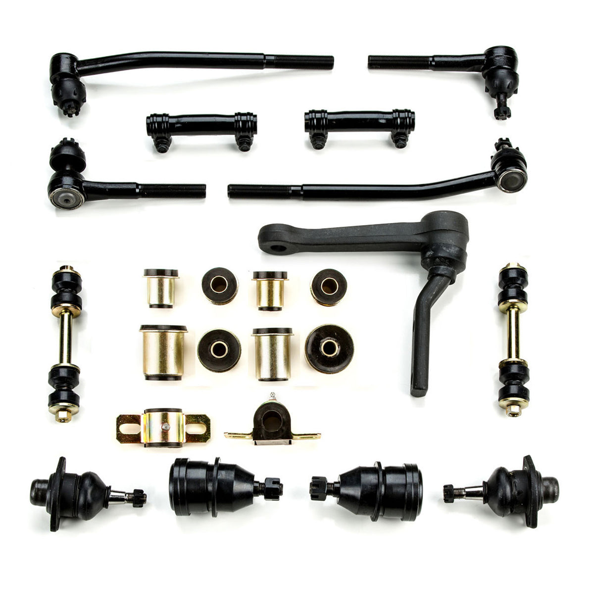 1971 1972 Chevrolet Camaro Black Polyurethane New Front End Suspension Master Rebuild Kit