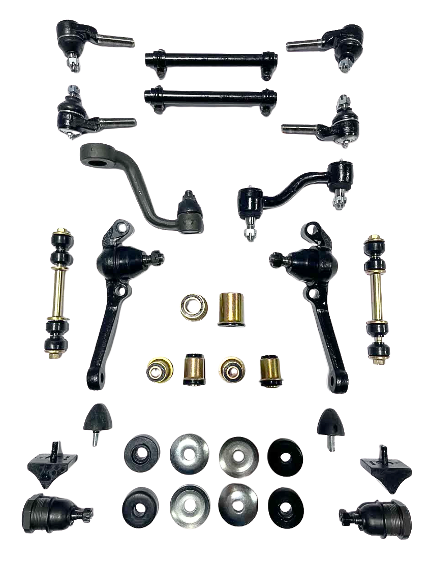 1967 Plymouth Duster Valiant with Disc Brakes Black Polyurethane New Front End Suspension Master Rebuild Kit