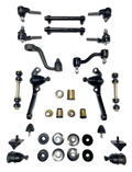 1967 Plymouth Barracuda with Drum Brakes Black Polyurethane New Front End Suspension Master Rebuild Kit