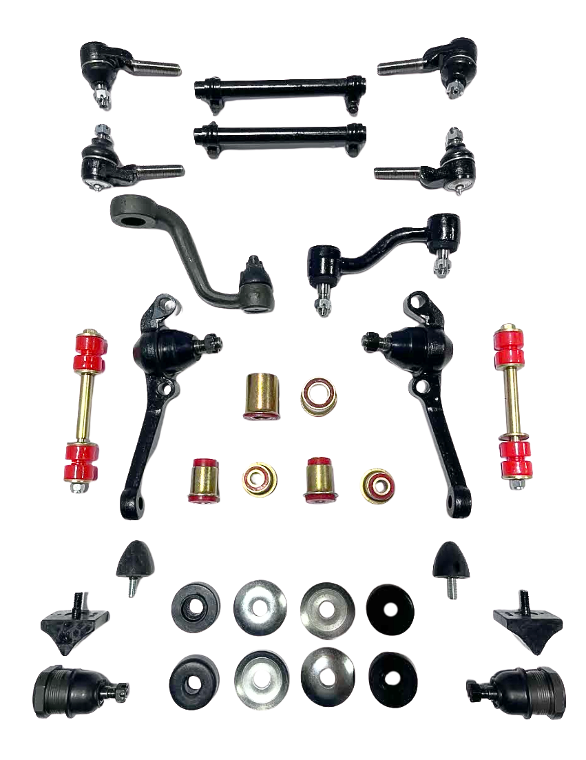 1967 Dodge Dart with Disc Brakes Red Polyurethane New Front End Suspension Master Rebuild Kit