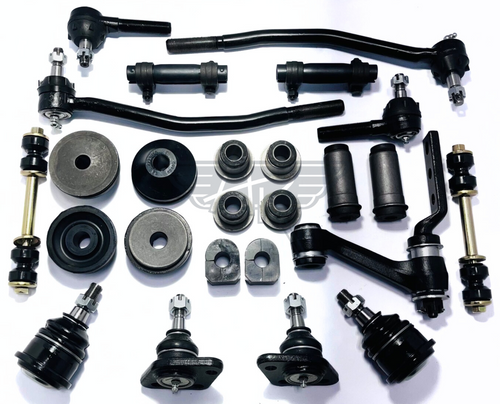 01/01/1973 - 05/14/1973 Mercury Full Size New Front End Suspension Rebuild Kit with Inner Tie Rods