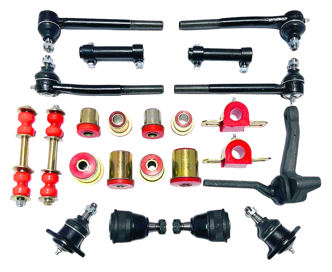1973 Buick Full Size Red Polyurethane New Front End Suspension Master Rebuild Kit