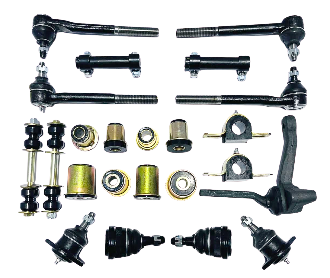 1974 Chevrolet Monte Carlo Black Polyurethane Front End Suspension Master Rebuild Kit