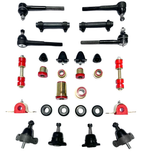 1965-1970 Chevrolet Full Size New Red Polyurethane Front End Suspension Rebuild Kit