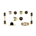 1962 1963 1964 1965 1966 1967 Chevrolet Chevy II Nova Black Polyurethane Front End Suspension Rebuild Kit