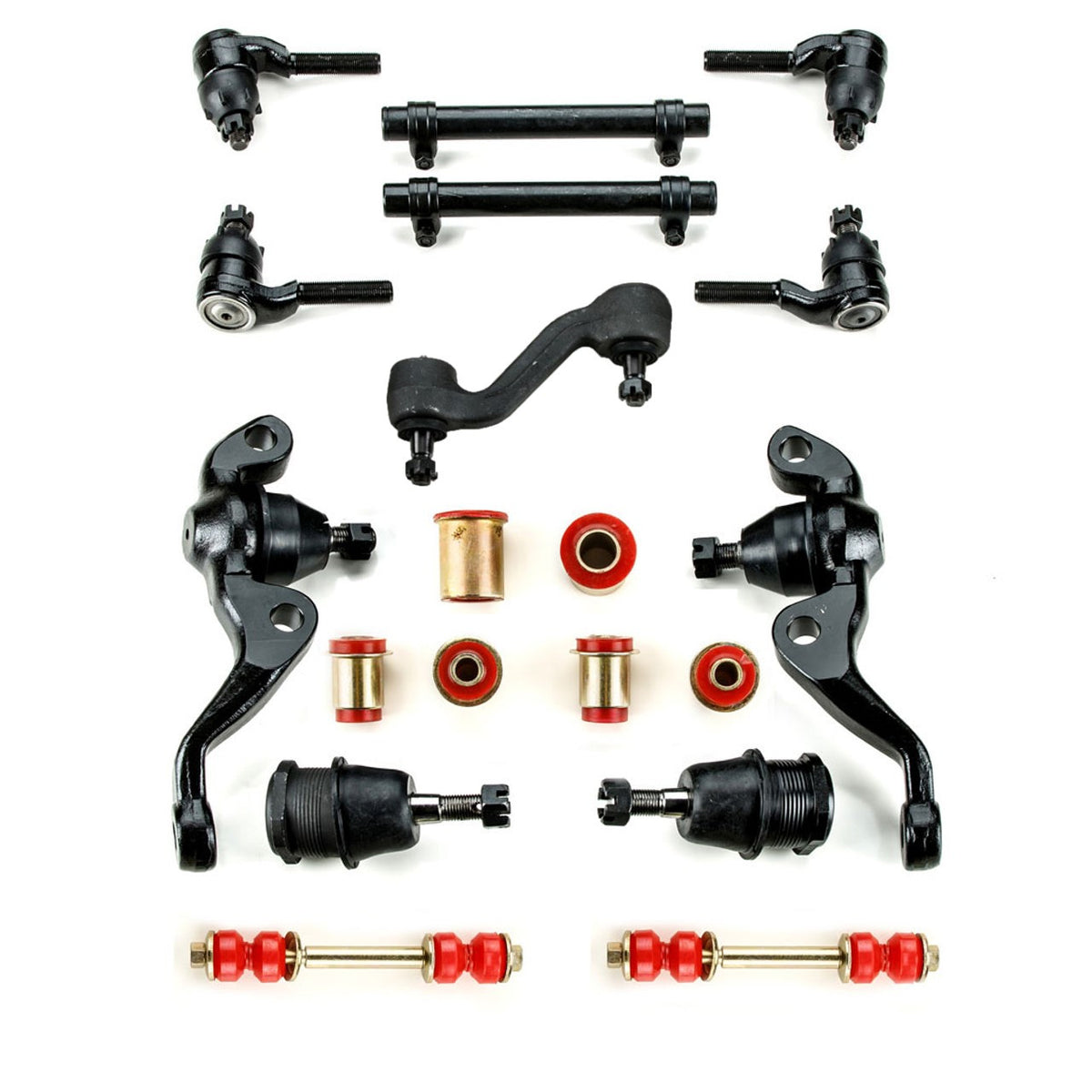 1965 - 1967 Plymouth Belvedere GTX Roadrunner Satellite Red Polyurethane New Master Front End Suspension Rebuild Kit