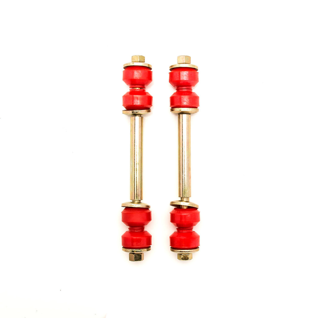 1964-1968 Pontiac GTO LeMans Tempest Red Polyurethane New Sway Bar Link and Bushing Set