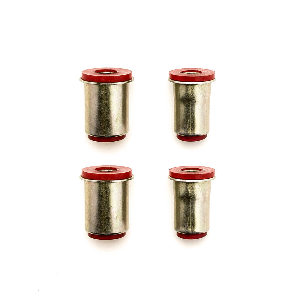 1966-1970 Oldsmobile 442 Cutlass Red Polyurethane New Control Arm Bushing Set - Round