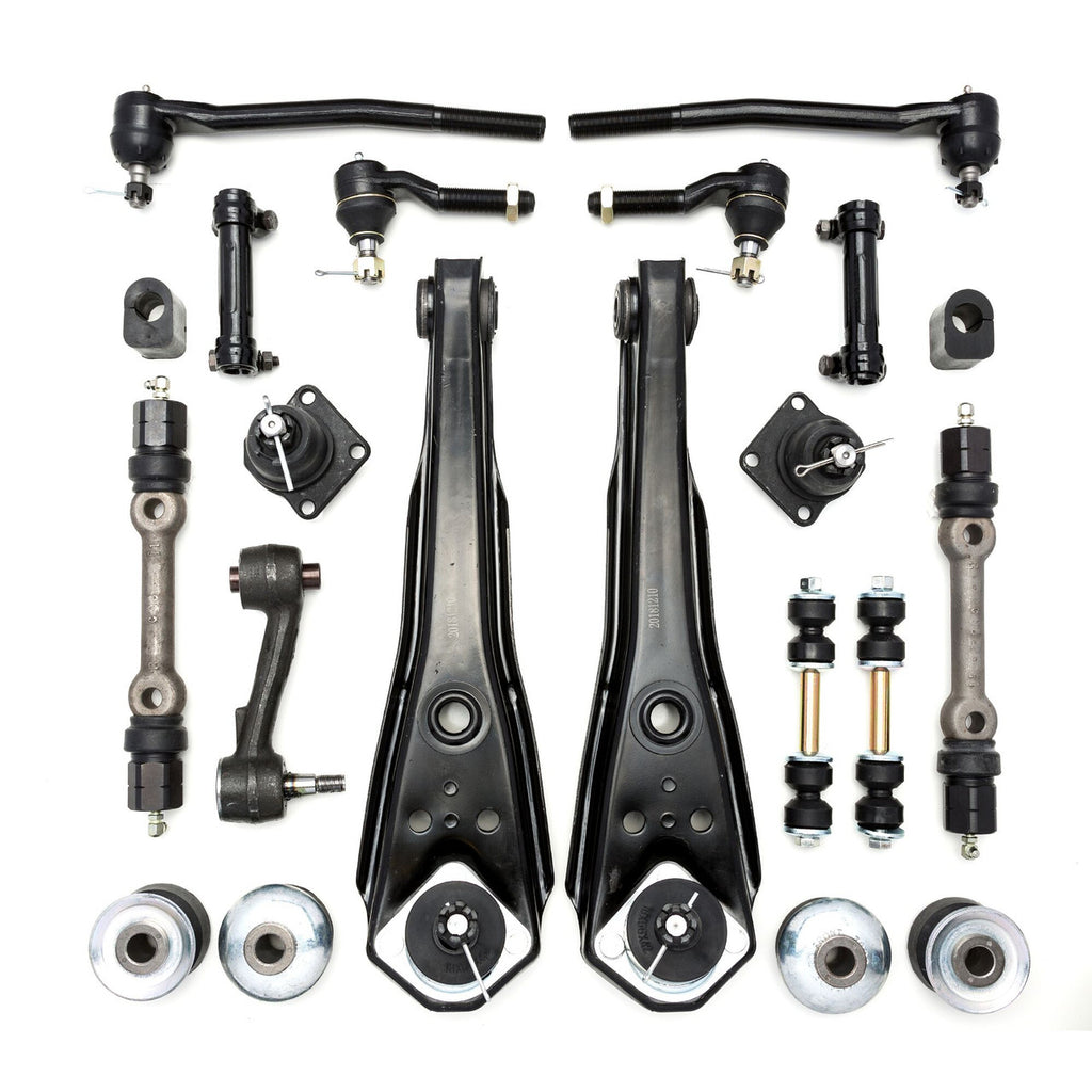 1970 Mercury Cougar w/ Power Steering Front End Suspension Rebuild Kit with Idler Arm (Also Fits 1969 Eliminator)