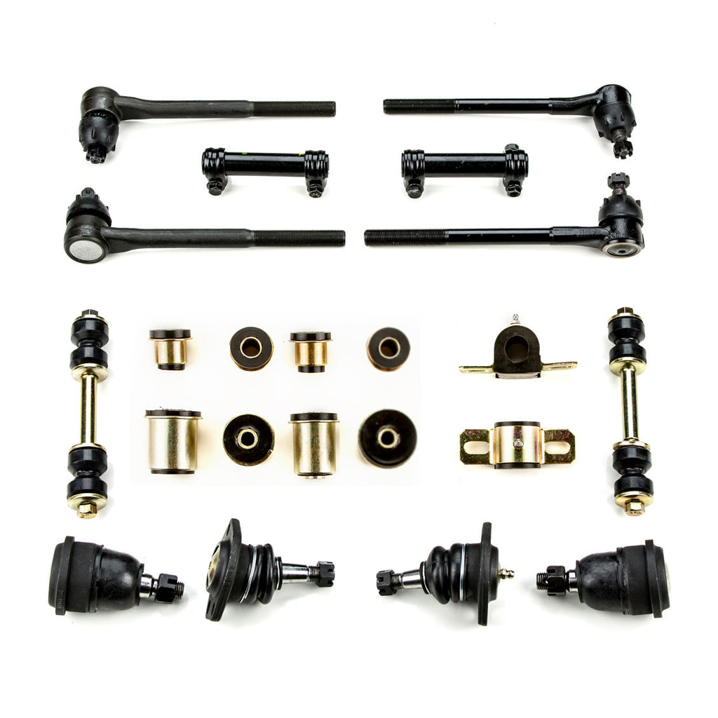 1964 1965 Oldsmobile 442 Cutlass F85 Black Polyurethane Front End Suspension Rebuild Kit