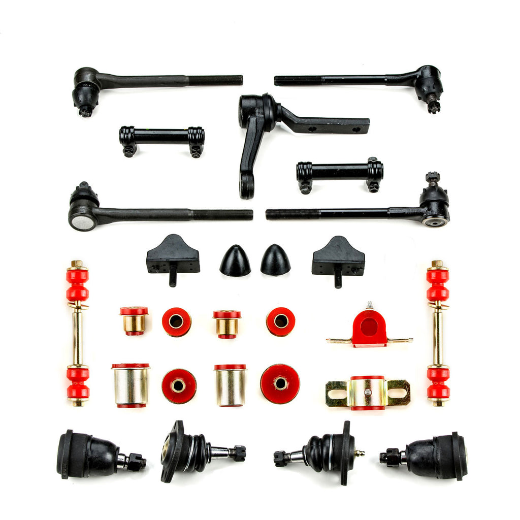 1964 1965 Buick Skylark Special Red Polyurethane New Front End Suspension Master Rebuild Kit