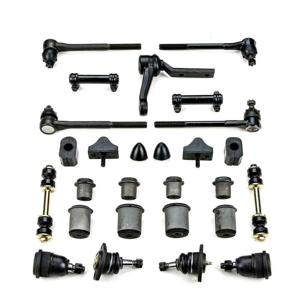 1964 1965 1966 1967 1968 Pontiac GTO LeMans Tempest Front End Suspension Master Rebuild Kit with Round Control Arm Bushings