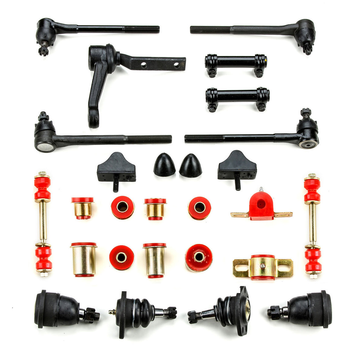 1970 Chevrolet Monte Carlo Red Polyurethane New Front End Suspension Master Rebuild Kit
