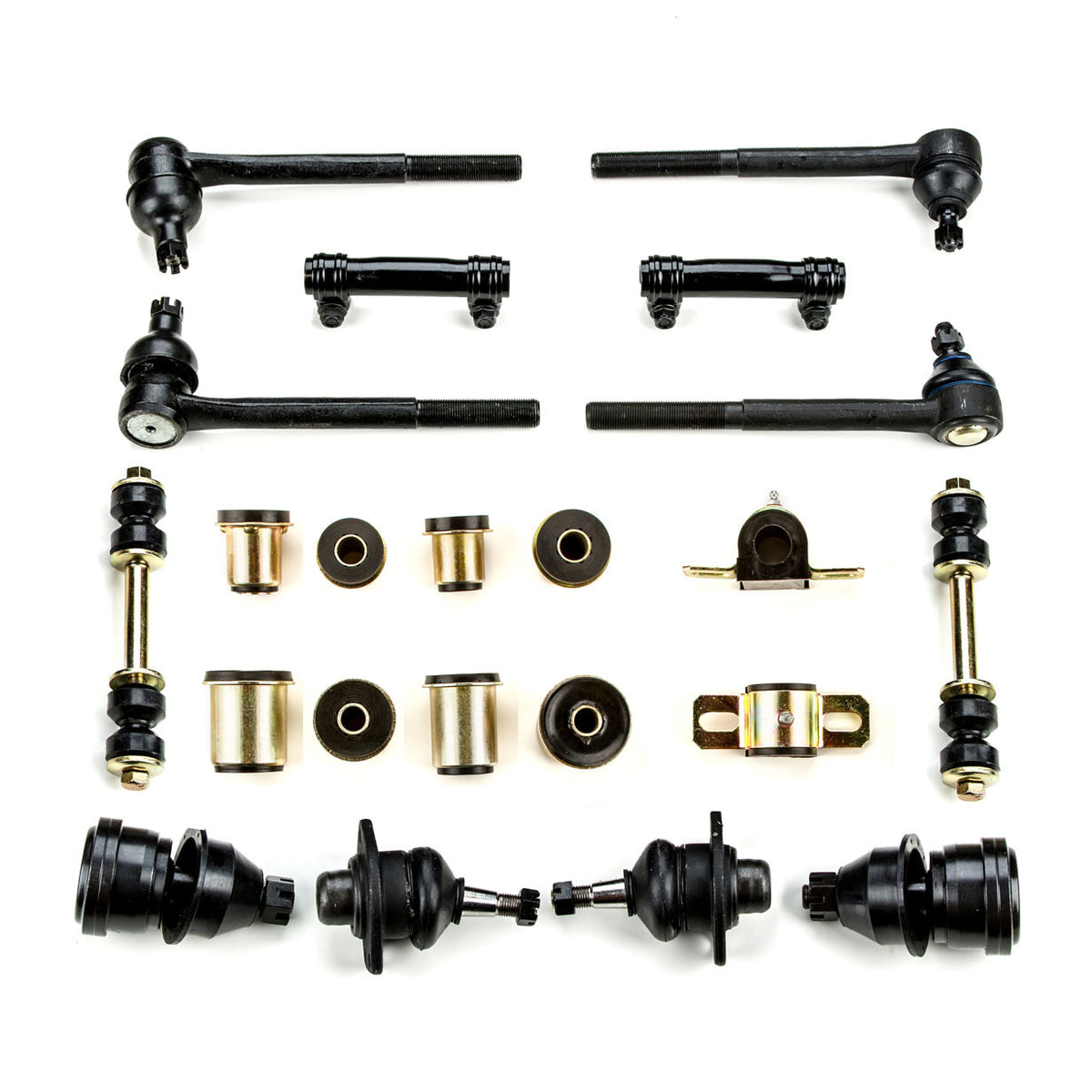 1977 1978 1979 Pontiac Bonneville Catalina Black Polyurethane New Front End Suspension Rebuild Kit