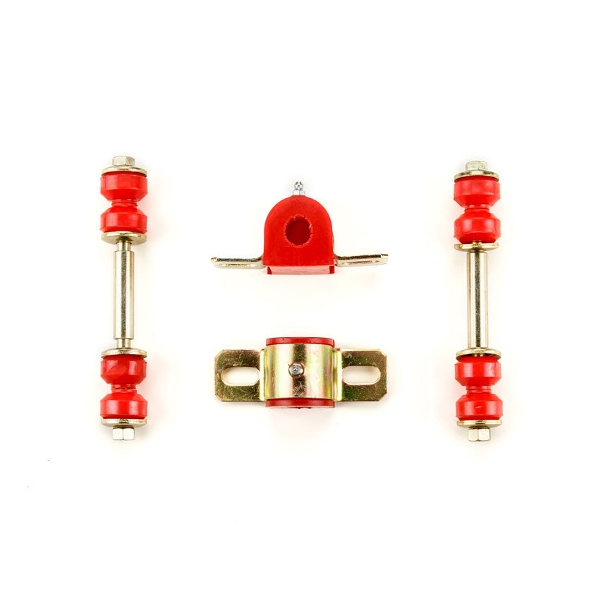 1955 1956 1957 Chevrolet Full Size Red Polyurethane New Sway Bar Link and Bushing Set