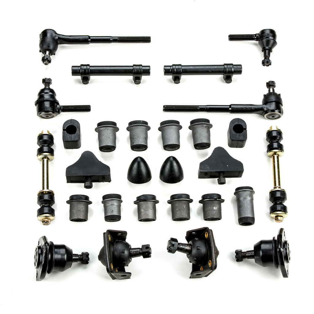 1955-1957 Chevrolet Full Size New Front End Suspension Master Rebuild Kit with Idler Arm Bushing Repair Kit