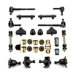 1955 1956 1957 Chevrolet Full Size Black Polyurethane New Front End Suspension Master Rebuild Kit with Idler Arm Bushing Repair Kit