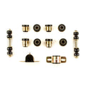 1963-1967 Chevrolet Corvette Black Polyurethane New Front End Suspension Bushing Set