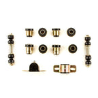 1963-1967 Chevrolet Corvette Black Polyurethane New Front End Suspension Bushing Set