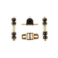 1963-1967 Chevrolet Corvette Black Polyurethane New Sway Bar Link and Bushing Set