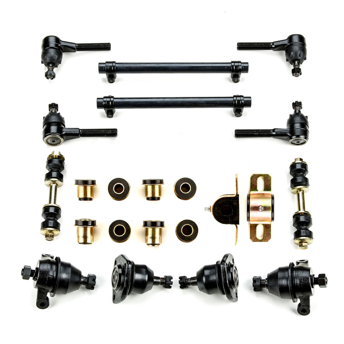 1963 1964 1965 1966 1967 Chevrolet Corvette Black Polyurethane Front End Suspension Rebuild Kit