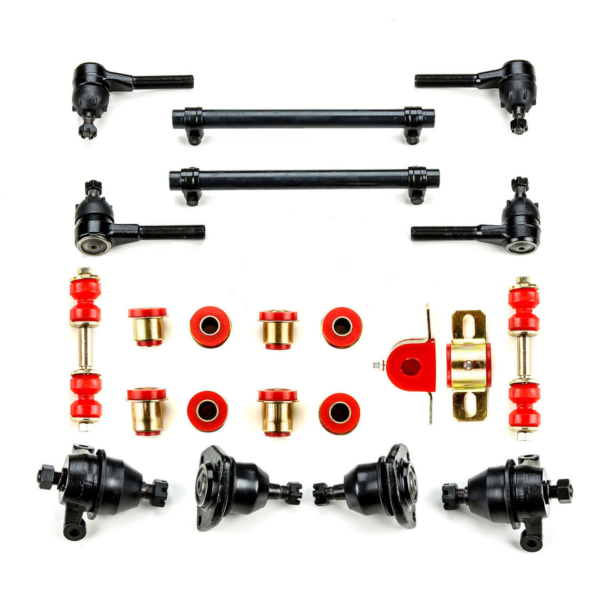 1963 1964 1965 1966 1967 Chevrolet Corvette Red Polyurethane Front End Suspension Rebuild Kit