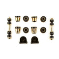 1968-1974 Chevrolet Corvette Black Polyurethane New Front End Suspension Bushing Set