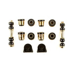 1968-1974 Chevrolet Corvette Black Polyurethane New Front End Suspension Bushing Set