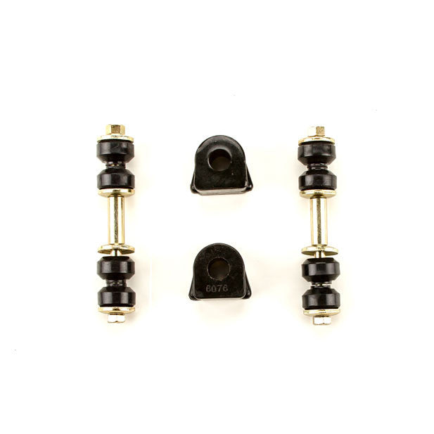 1968-1974 Chevrolet Corvette Black Polyurethane New Sway Link and Bushing Set