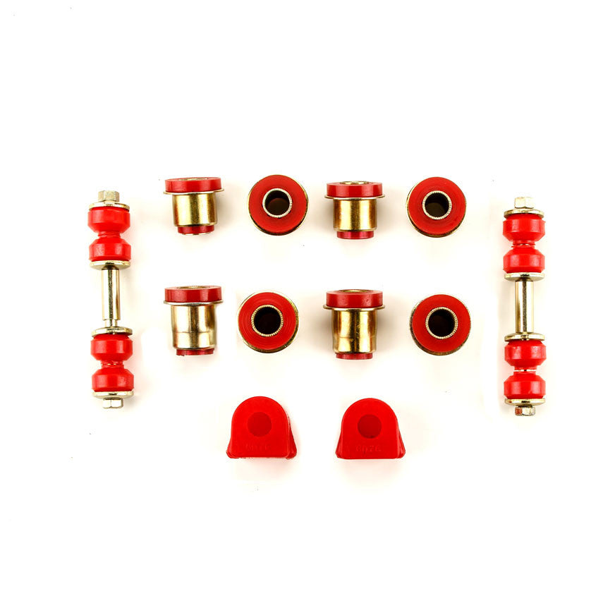 1968-1974 Chevrolet Corvette Red Polyurethane New Front End Suspension Bushing Set