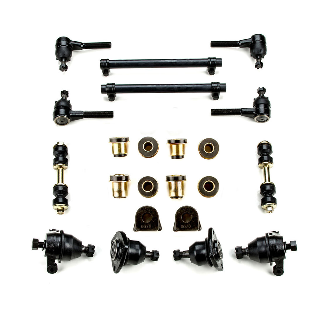 1968-1982 Chevrolet Corvette Black Polyurethane Front End Suspension Rebuild Kit