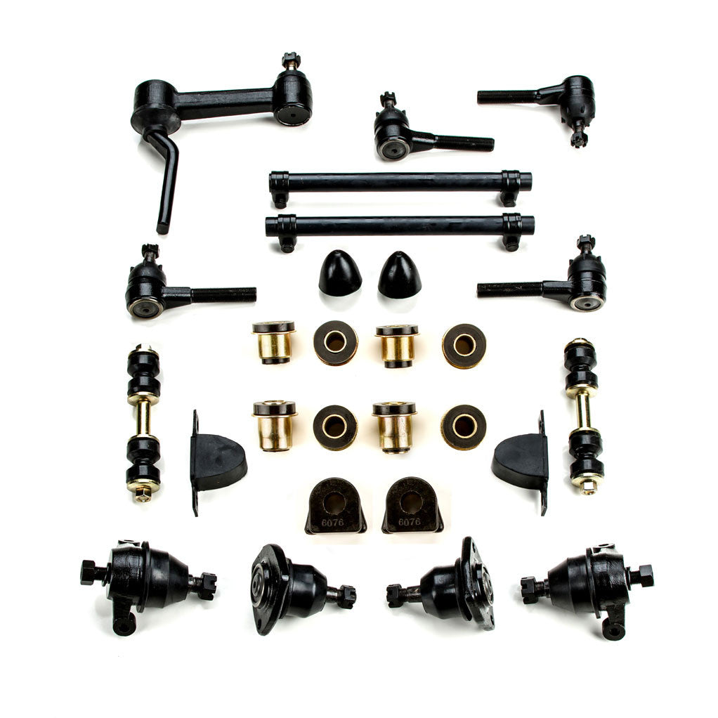 1968-1974 Chevrolet Corvette Black Polyurethane New Front End Suspension Master Rebuild Kit