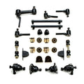 1968-1974 Chevrolet Corvette Black Polyurethane New Front End Suspension Master Rebuild Kit