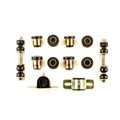 1975-1982 Chevrolet Corvette Black Polyurethane New Front End Suspension Bushing Set