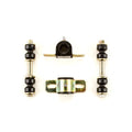 1975-1982 Chevrolet Corvette Black Polyurethane New Sway Bar Link and Bushing Set