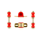 1975-1982 Chevrolet Corvette Red Polyurethane New Front End Suspension Bushing Set