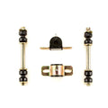 1958-1964 Chevrolet Full Size Black Polyurethane New Sway Bar Link and Bushing Set