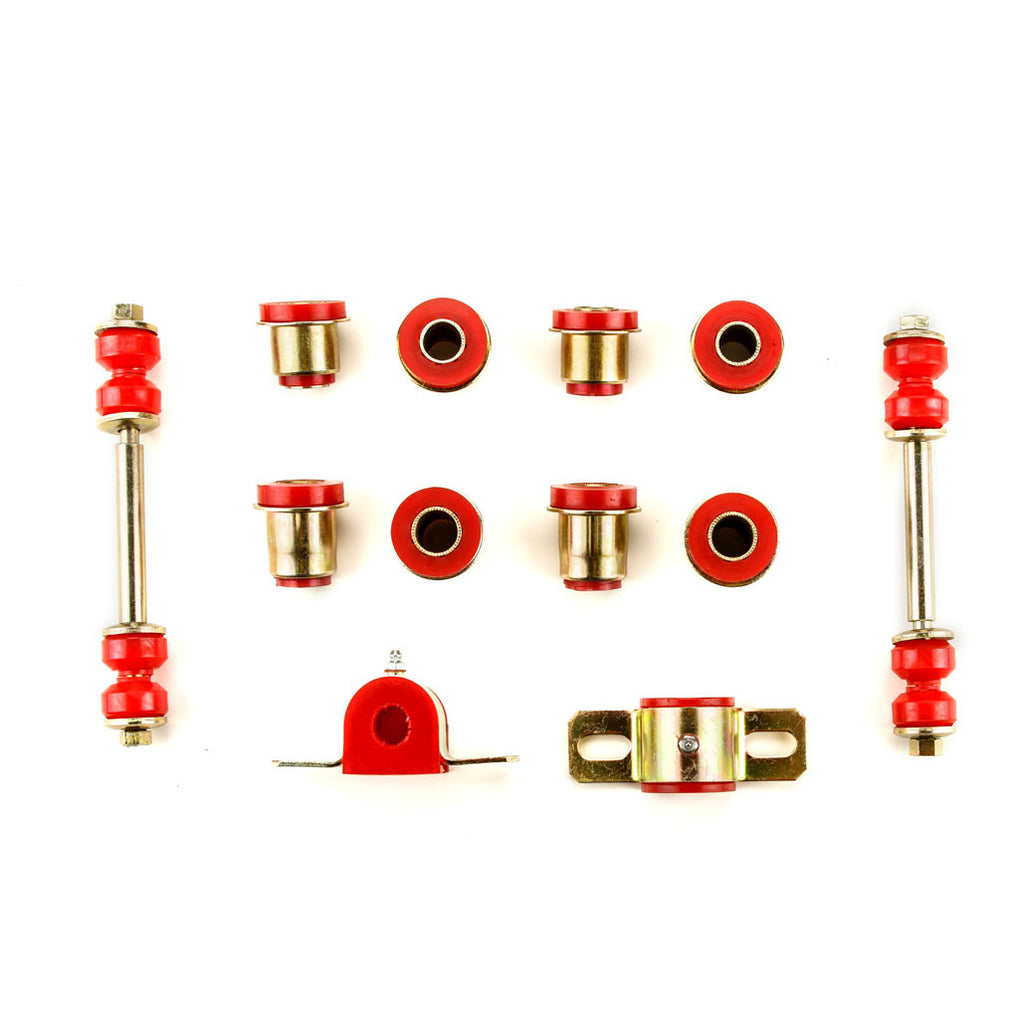 1958-1964 Chevrolet Full Size Red Polyurethane New Front End Suspension Bushing Set