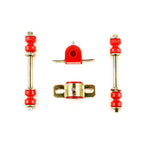 1958-1964 Chevrolet Full Size Red Polyurethane New Sway Link and Bushing Set