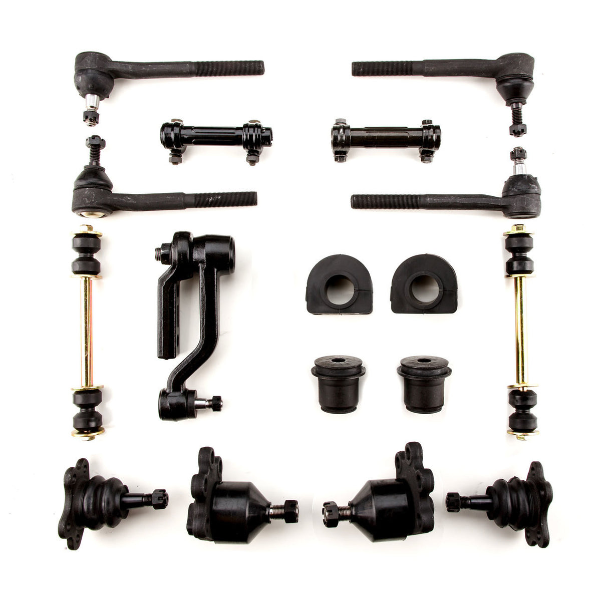 1990-1996 Chevrolet 4WD Astro Mini Van New Front End Suspension Rebuild Kit with Idler Arm