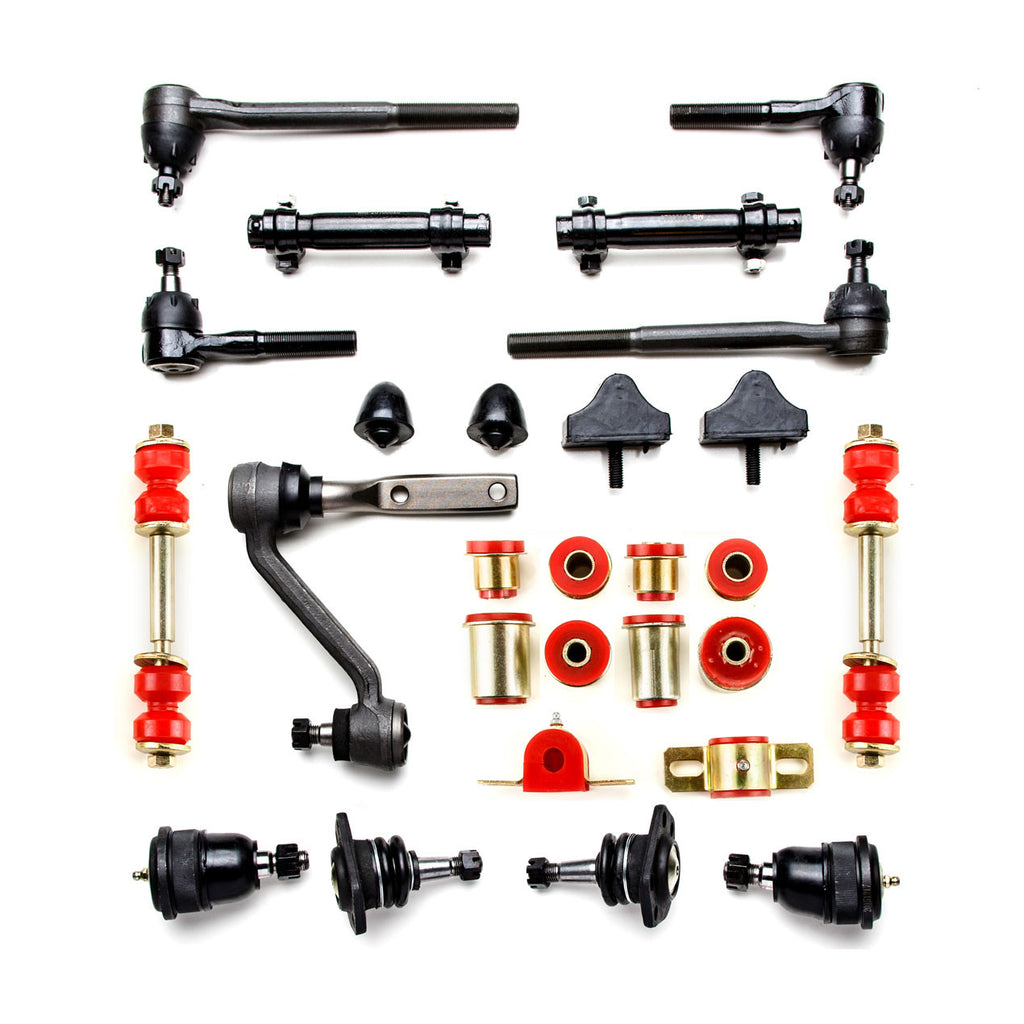 1967 Chevrolet Camaro Red Polyurethane New Front End Suspension Master Rebuild Kit