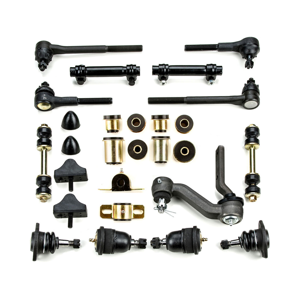 1968 1969 Chevrolet Camaro Black Polyurethane New Front End Suspension Master Rebuild Kit