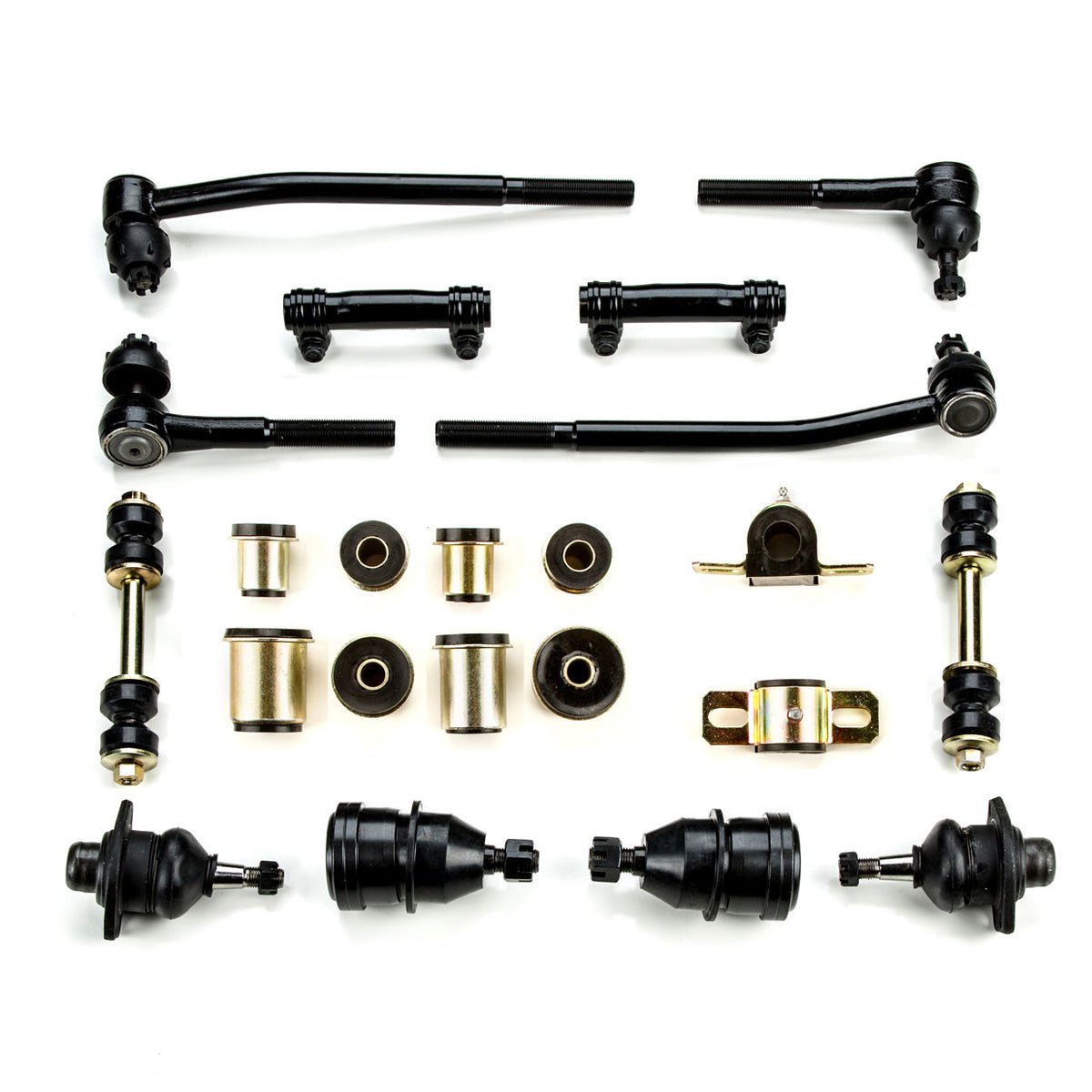 1973 Chevrolet Camaro Black Polyurethane New Front End Suspension Rebuild Kit