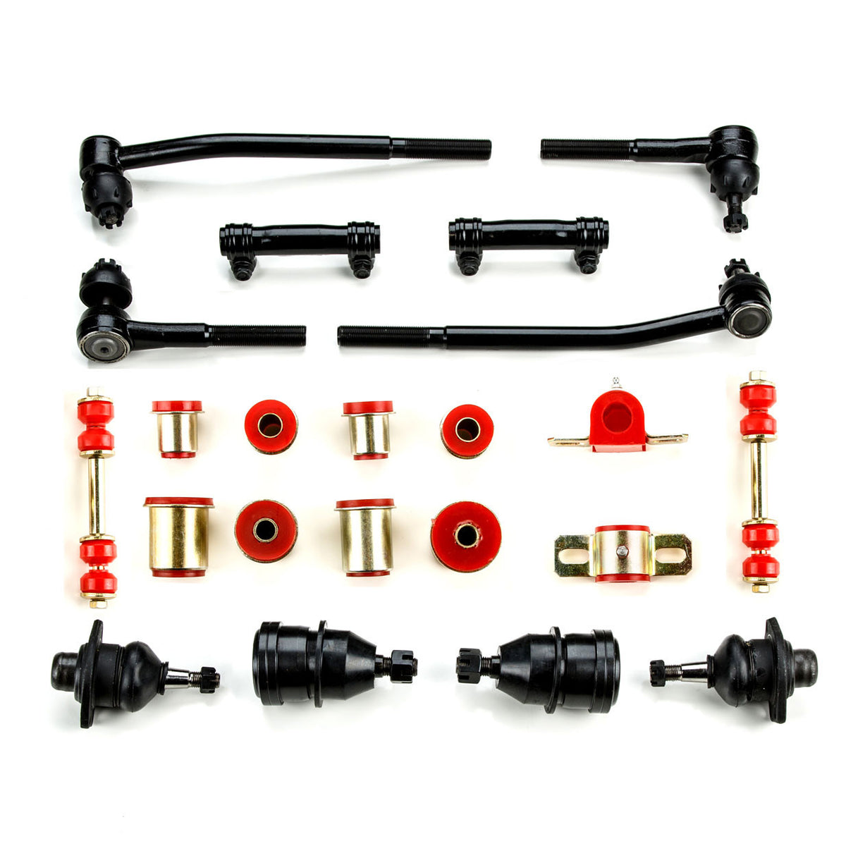 1973 Chevrolet Camaro Red Polyurethane New Front End Suspension Rebuild Kit