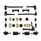 1974 Chevrolet Camaro Black Polyurethane New Front End Suspension Rebuild Kit with Idler Arm