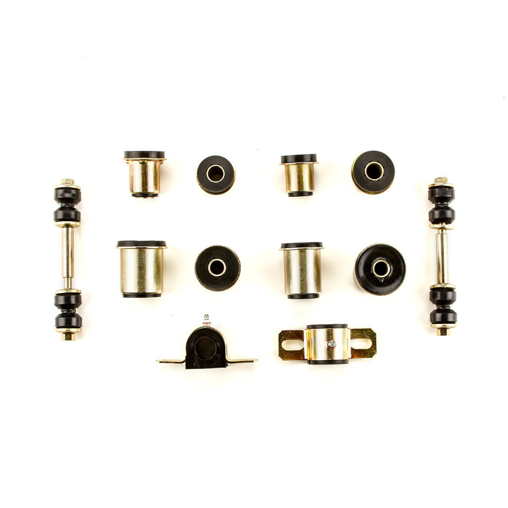 1975-1979 Chevrolet Chevy II Nova Black Polyurethane New Front End Suspension Bushing Set
